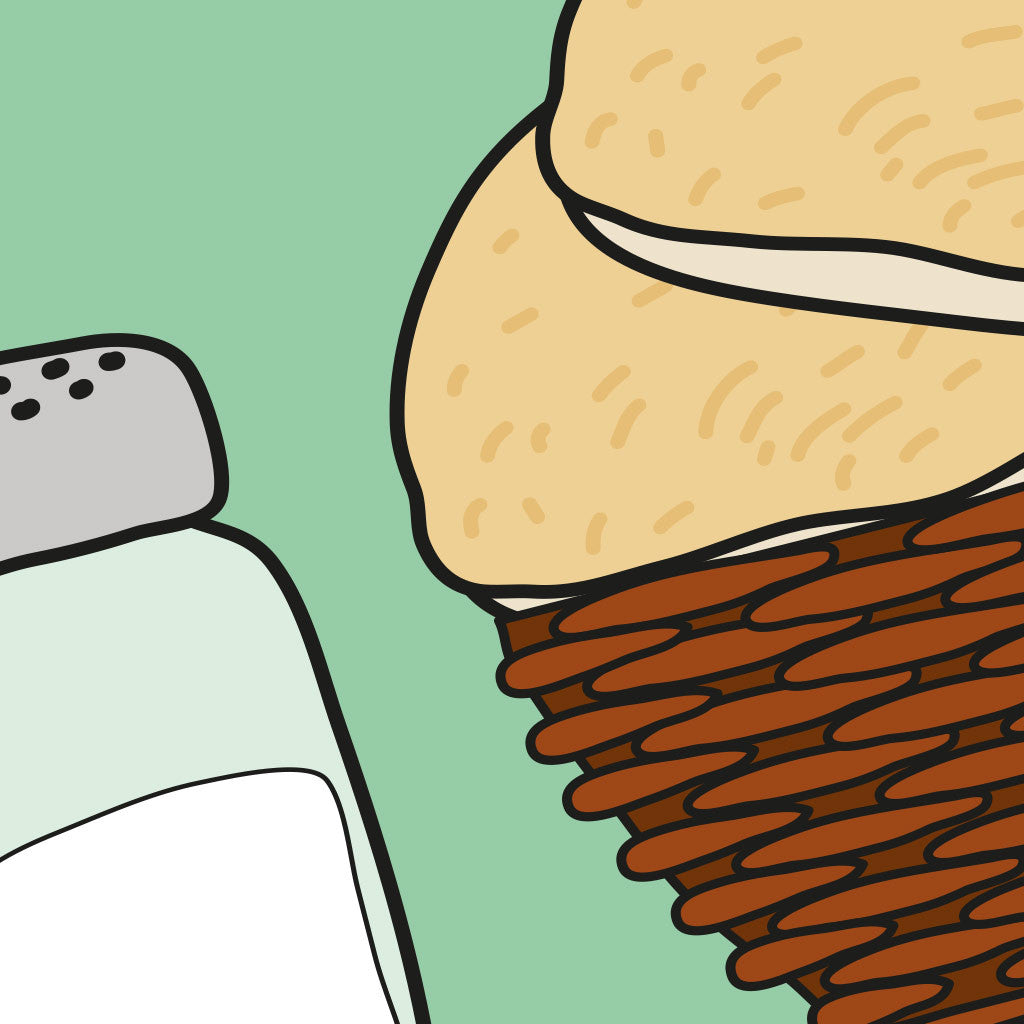 Bread & Salt - Poster by Maya Zankoul