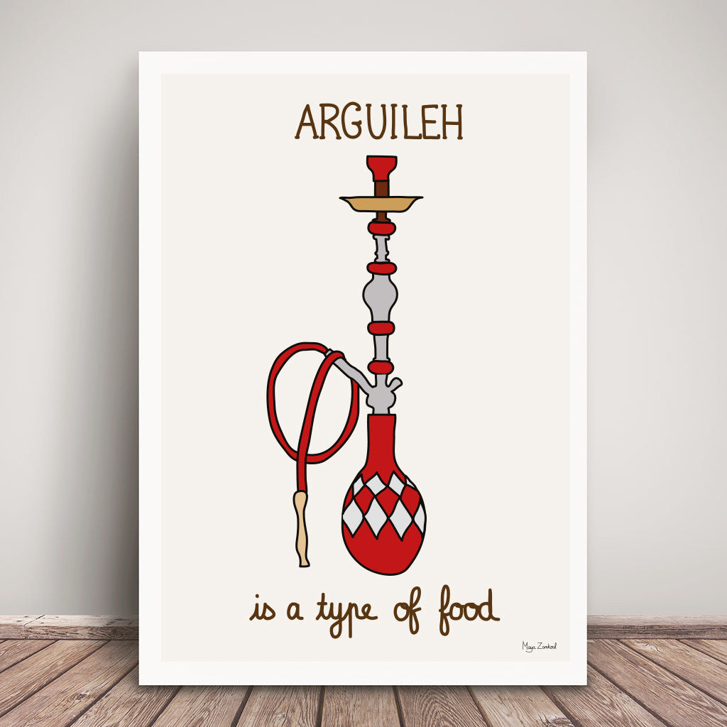 Arguileh - Poster by Maya Zankoul