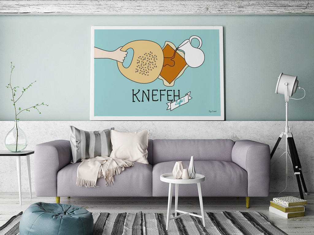 Knefeh - Poster by Maya Zankoul