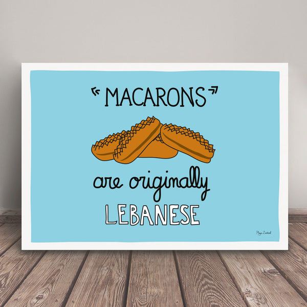 Macarons - Poster by Maya Zankoul